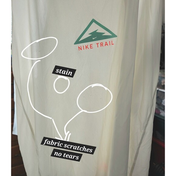 Nike Women's 2XL Dri-FIT City Sleek Trail Running Tank Beige CU6258-133 - Picture 6 of 10